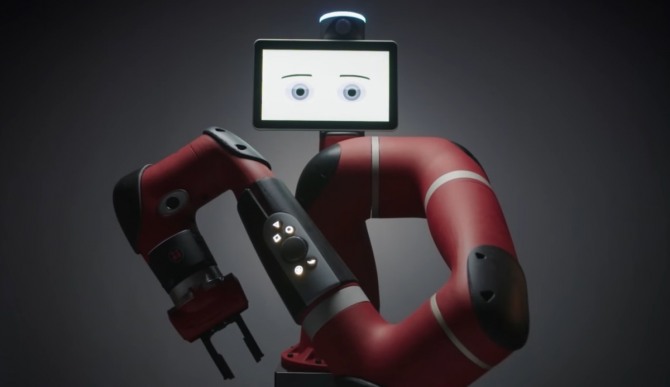 리싱크 로보틱스(Rethink Robotics)가 2016년 3월 발표한 외팔 협업 로봇 '소이어(Sawer)'. /사진=리싱크 로보틱스 공식홈페이지
