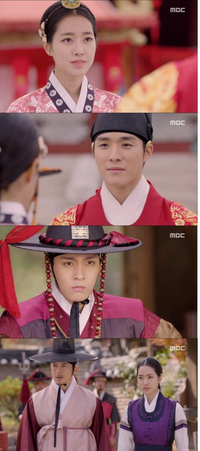 6일 밤 방송된 MBC 주말드라마 '옥중화' 최종회에서 옹주로 등극한 옥녀(진세연)은 윤태원(고수)와 함께 백성들을 위해 외지부길을 걷는 장면으로 엔딩을 맞았다./사진=MBC 방송 캡처