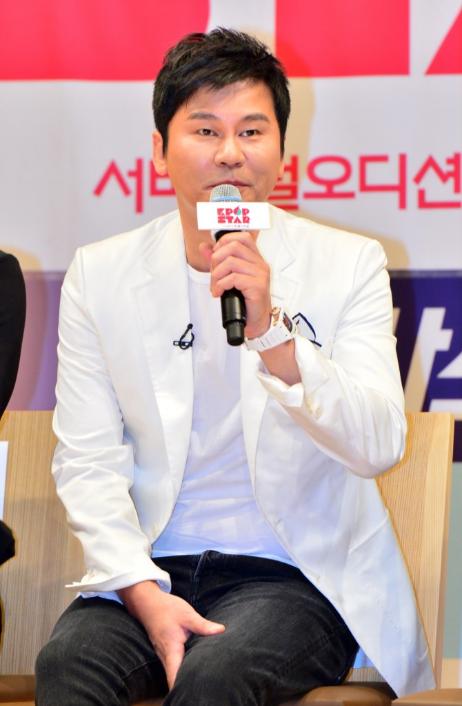 양현석 YG엔터테인먼트 대표가 10일 차은택 감독과의 루머는 사실무근이라고 밝혔다./사진= 뉴시스