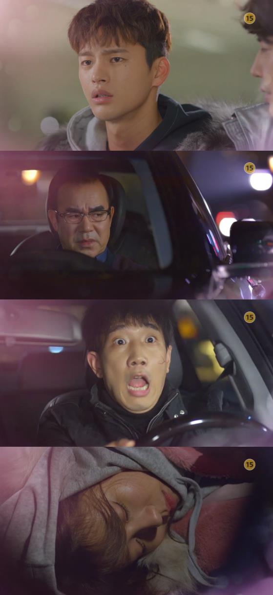 10일 밤 방송되는 MBC 수목드라마 '쇼핑왕 루이' 15회에서는 복실(남지현)을 납치한 구실장(김민혁)이 교통사고 위기에 처하는 장면이 그려진다./사진=MBC 영상 캡처