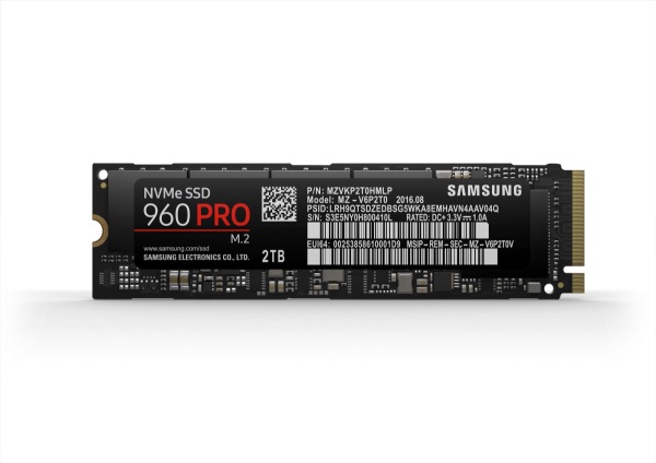 NVMe SSD 960PRO. 사진=삼성전자