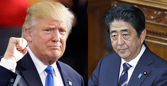 도널드 트럼프 대통령 당선자가 취임 첫날 TPP 탈퇴를 선언하며 일본의 고심이 깊어지고 있다 / 사진=뉴시스
