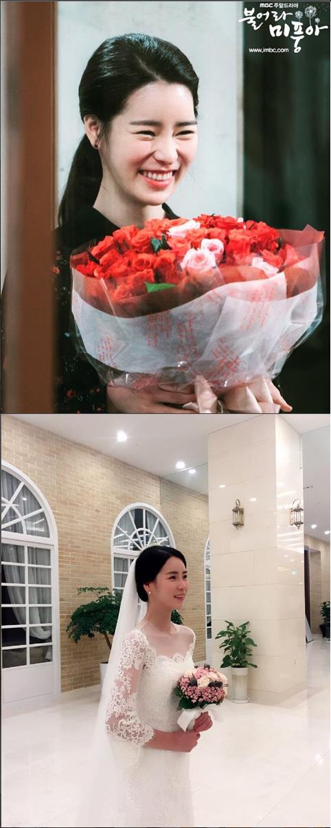 '불어라 미풍아' 임지연, 드디어 결혼? 웨딩사진 공개! (feat.손호준) /사진=임지연 인스타그램('불어라 미풍아' 김미풍-이장고)
