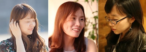 제62회 현대문학상 수상자인 김금희·임승유·장은정(왼쪽부터). /사진=현대문학사 제공