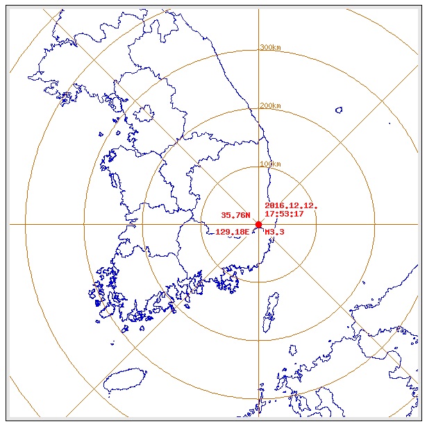 경주지진과 일본 지진의 차이는  