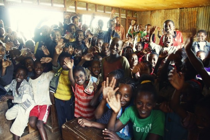 에티오피아 예카체프 지역 어린이들 / G파운데이션 제공