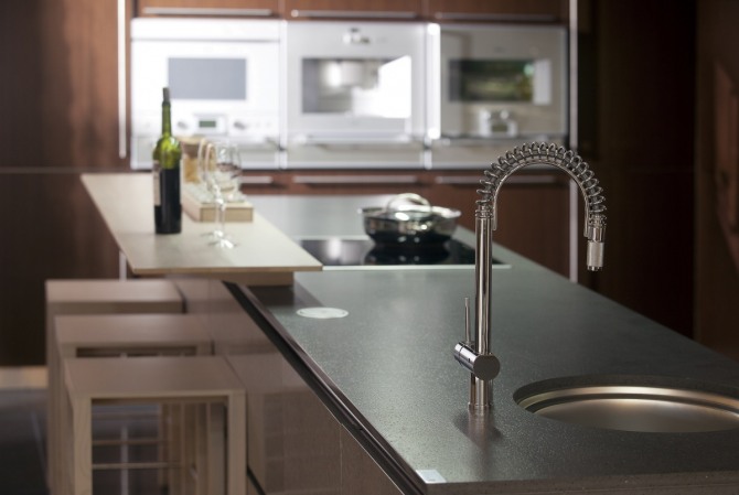 한화L&C 칸스톤이 시공된 주방