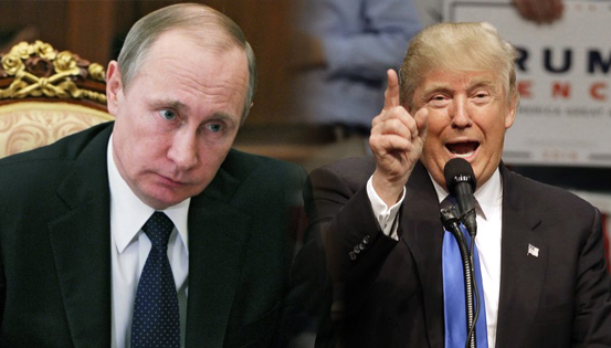 핵전력 강화 방침을 밝힌 푸틴 대통령과 트럼프 당선인 / 사진=뉴시스