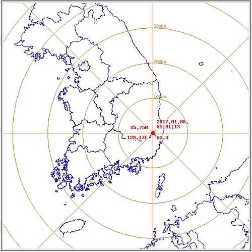 경주 지진/사진=기상청