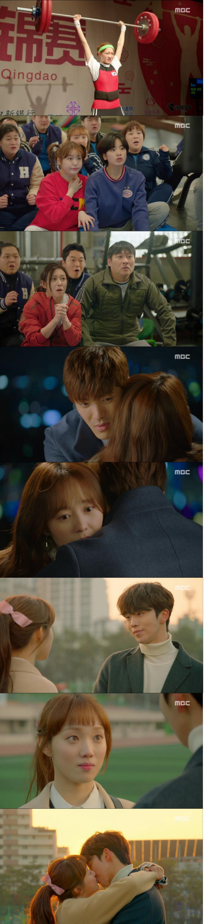 11일 종방한 MBC 수목극 '역도요정 김복주'에서 정준형(남주혁)은 김복주(이성경)에게 졸업식날 프러포즈를 했다./사진=MBC 방송 캡처