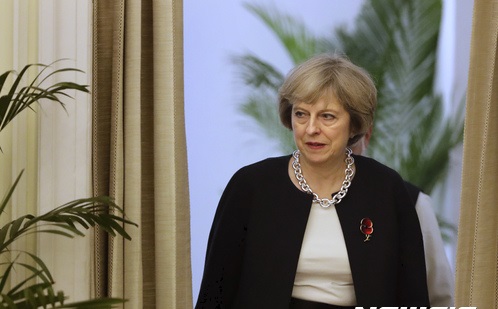 17일 브렉시트 관련 연설을 앞두고 있는 테리사 메이 영국 총리가 '하드 브렉시트'를 결정한 것으로 전해졌다 / 사진=AP 뉴시스