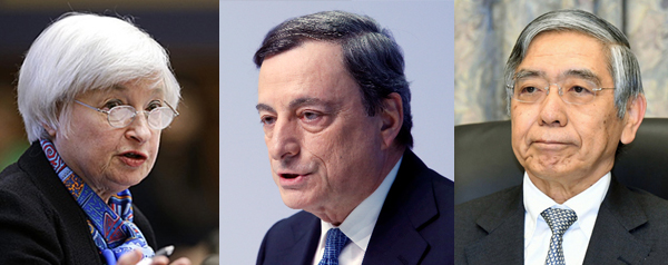 트럼프 정권 출범과 관련 미국 연방준비제도(Fed·연준)·유럽중앙은행(ECB)·일본은행(BOJ) 총재는 각기 다른 입장을 표명했다 / 사진=뉴시스