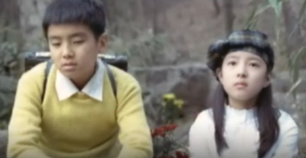 영화 '아홉 살 인생'에서 이세영(오른쪽)의 12살 시절/사진=티저영상 캡처