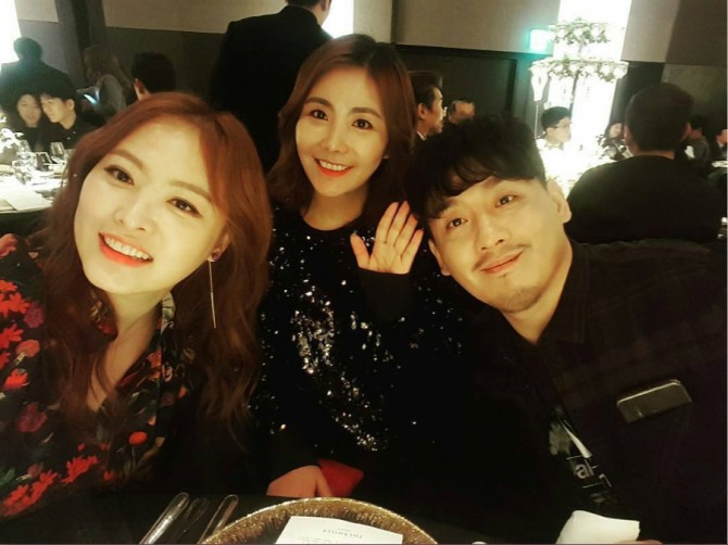 개그우먼 심진화, 오서운-현진영 부부/사진=오서운 인스타그램 캡처