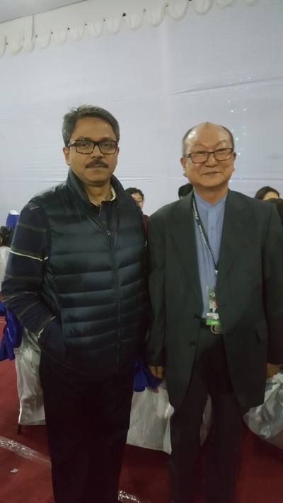A.H. 마흐무드 알리 방글라데시 외무부장관(왼쪽)과 장석용 영화평론가