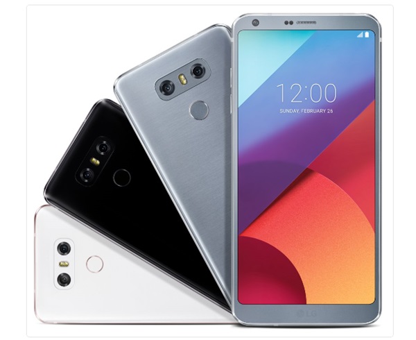 LG전자의 최신 주력폰 G6의 실물 3가지 컬러모델(화이트, 블랙, 플래티넘)이 함께 있는 사진이 그대로 유출됐다. 사진=에반 블래스  ) 제품이 그대로 등장했다.   