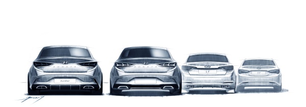 현대차 쏘나타 페이스리프트 렌더링 이미지/현대차=제공 