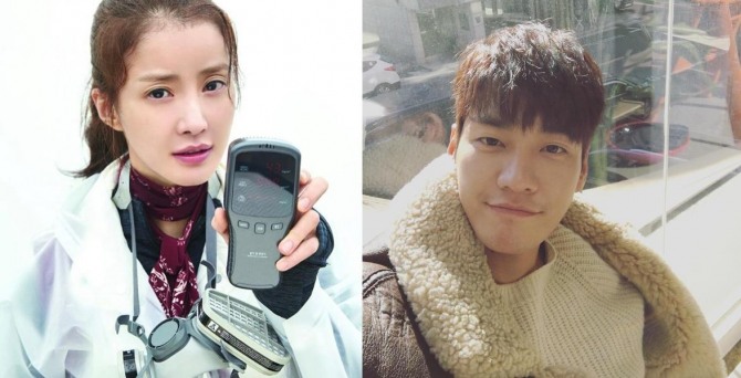 배우 이시영과 김영광이 오는 5월 방송 예정인 MBC 새 월화드라마 '파수꾼'서 열혈 여형사와 검사로 뭉친다./사진=이시영, 김영광 인스타그램 캡처