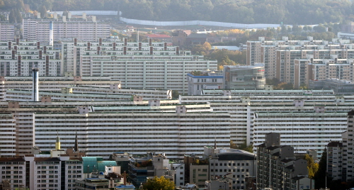 서울 강남구 개포동 주공아파트 단지의 모습. 뉴시스 