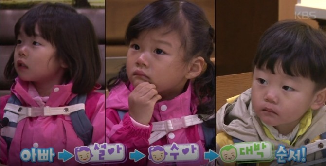 '슈퍼맨이돌아왔다' 대박이·설아·수아·로희·승재·서언·서준·다을이·소을이 이 구역 귀여움 끝판왕은 누구? /사진=KBS 2TV 일요일 예능 프로그램 '해피센데이 '슈퍼맨이 돌아왔다' 175회 방송캡처 ('슈퍼맨' '슈돌')