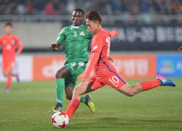 20세 이하(U-20) 축구대표팀은 지난 3월 30일 제주월드컵경기장에서 에콰도르와 경기를 펼쳤다. /사진=글로벌이코노믹DB