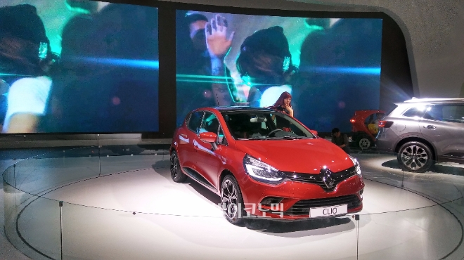 르노삼성이 국내에 도입 예정인 '클리오' 사진=천원기 기자