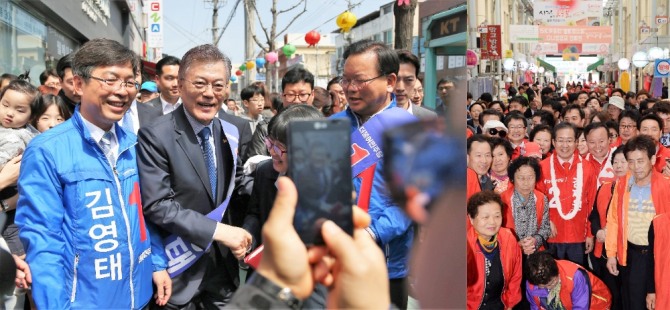 오는 12일 전국 30여곳에서 열리는 재보궐 선거가 오는 5월9일 있을 장미빛 대선 전 '민심'을 가늠해 볼 수 있는 기회가 될 지 귀추가 주목되고 있다. 사진=뉴시스