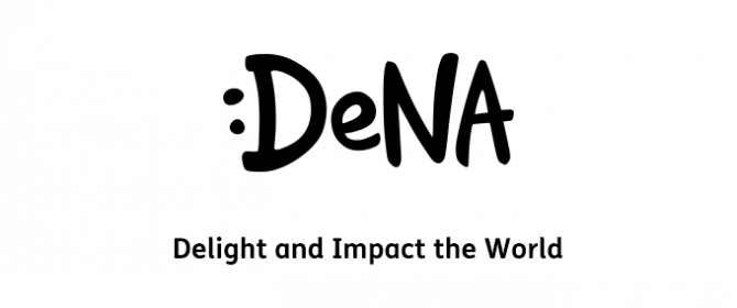 일본 모바일 기업 'DeNA' 로고