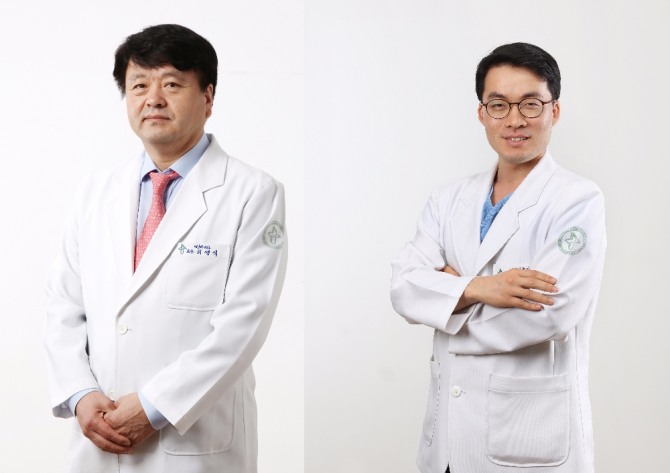 고신대복음병원 최영식(좌측)·이형신(우측)교수. 고신대복음병원=제공
