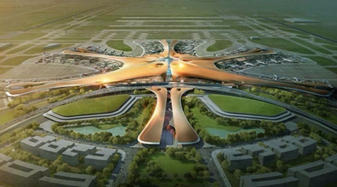 2022년 동계올림픽을 주요공항으로, 2019년 개항 예정인 베이징 신공항. 자료=民航资源网