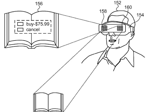 애플이 특허출원한 증강현실 기술을 이용한 프로젝터. 사진=애플/미특허청