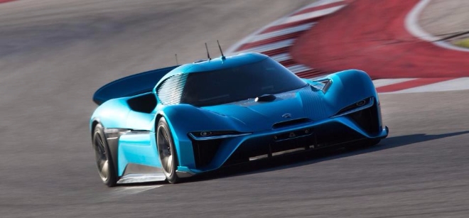 중국의 넥스트EV가 선보인 전기차 EP9