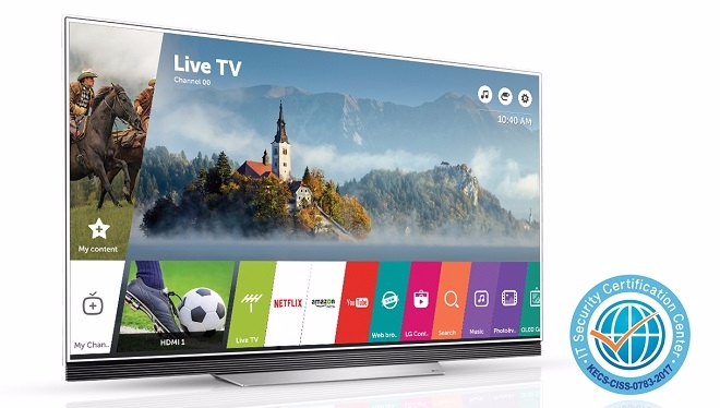 스마트TV 플랫폼 웹OS 3.5가 적용된 LG OLED TV.