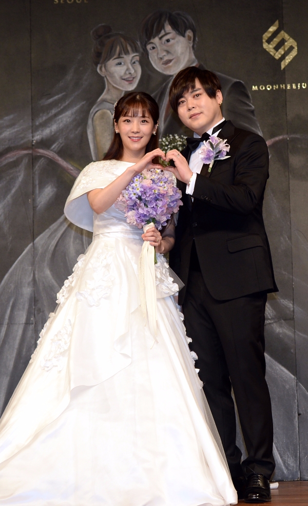 지난 3월 문희준, 소율 결혼식 당시 모습. 사진=뉴시스