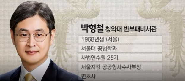 문재인 대통령은 12일 청와대 민정수석실 반부패비서관에 박형철 전 부장검사를 임명했다.이에 덩달아 윤석열 대전고등검찰검사도 포털에 누리꾼들로부터 관심을 받고 있다. 사진=JTBC