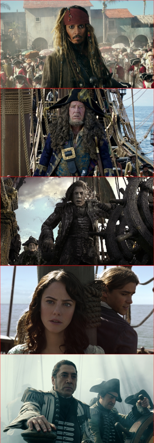 오는 24일 개봉을 앞둔 '캐리비안의 해적:죽은 자는 말이 없다'에 조니 뎁과 제프리 러쉬가 복귀하며 팬들의 기대감을 높이고 있다. /사진=월트 디즈니 공식 홈페이지 캡처