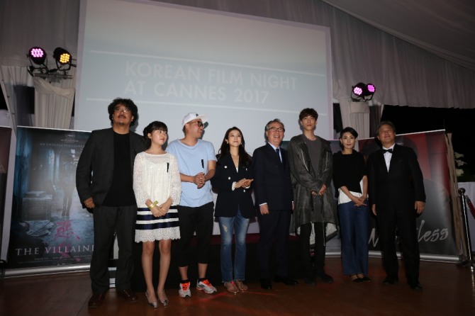 영화진흥위원회는 22일 21시 30분(프랑스 현지시각) 프랑스 칸에서 '한국영화의 밤' 리셉션을 개최했다. 영화진흥위원회=제공