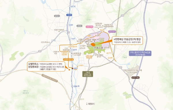 의정부 e편한세상추동공원2차 현장 위치. /사진=대림산업