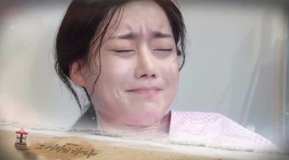 24일 방송되는 KBS2 tv소설 '그 여자의 바다' 63회에서는 윤수인(오승아)이 최정욱(김주영)의 아기를 낳기 위해 병원으로 향하는 장면이 그려진다. 사진=KBS2 영상 캡처  
