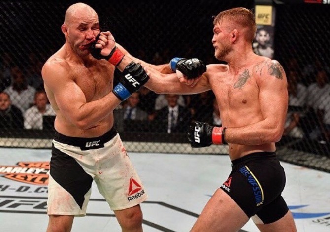UFC 파이트 나이트 109에서 구스타프손이 5라운드 접전 끝에 글로버 테세이라르 상대로 KO승을 거뒀다. /출처=UFC 공식 인스타그램