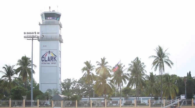 필리핀 클락국제공항 타워전경. 사진=클락국제공항 홍보영상 캡처