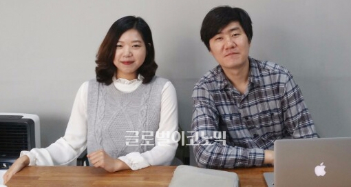 ‘펫픽’ 공동 창업자 박은별 대표(왼쪽)와 진민구 대표
