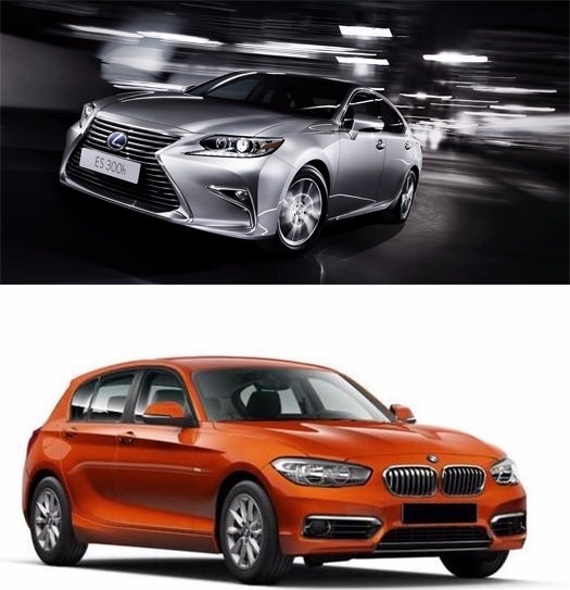 5월 베스트셀링 모델은 렉서스 ES300h와 BMW 118d Urban으로 나타났다. 