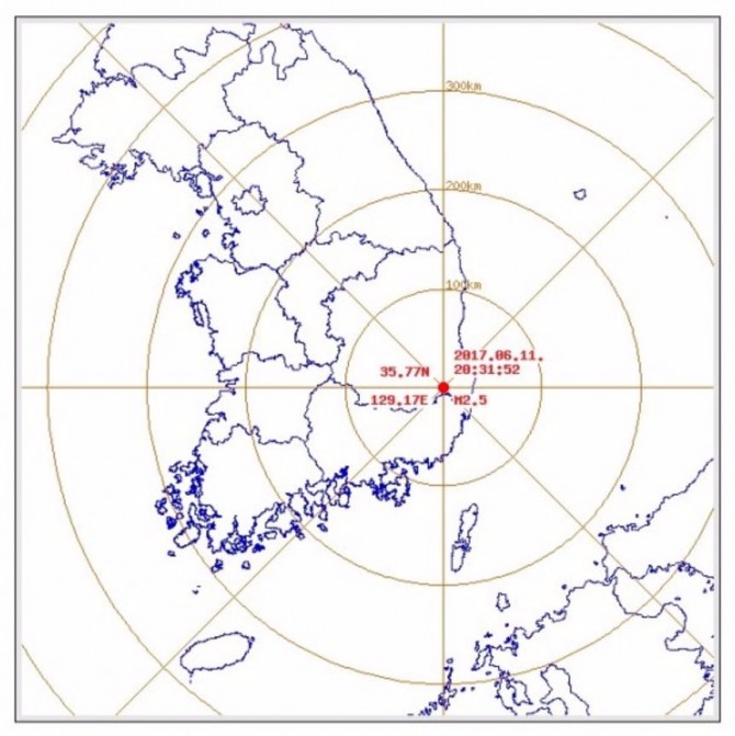 경주와 삼척 등에서 지진이 잇따라 발생하면서 환태평양 지진대의 활동이 주목받고 있다. 사진= 기상청