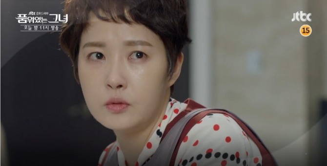 [금토드라마] '품위있는 그녀' 김선아, 결국 이러려고 지금껏 버텨온 것...몰랐나? (6회 줄거리예고·시청률) /사진=JTBC 금토/주말 드라마 '맨투맨' 후속 드라마 '품위있는 그녀' 6회 줄거리 예고편 영상캡처, '품위 있는 그녀' 등장 인물관계도 스틸컷 (JTBC 금토/주말 드라마 '품위있는 그녀' 등장인물 김희선-우아진 역, 김선아-박복자 역, 정상훈-안재석 역, 이태임-윤성희 역, 이기우-강기호 역)