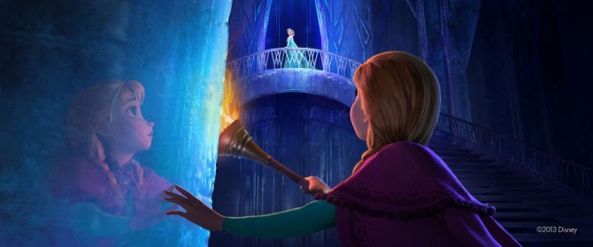월터 디즈니의 애니메이션 '겨울왕국'