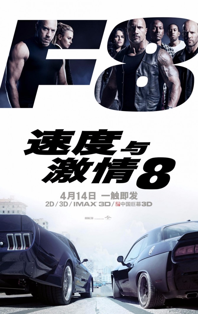 올해 상반기 중국 영화 시장 흥행 수입 랭킹 1위는 4558억원을 기록한 '분노의 질주 8'이 차지했다. 자료=Mtime