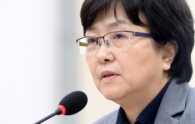 김은경 환경부 장관 후보자에 대한 청문보고서가 당일 채택됐다. /출처=뉴시스