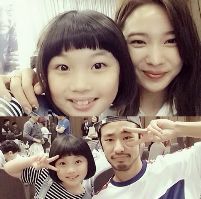 지난3일 열린 '군주 가면의 주인' 종방연에 참석한 윤소희(김화군 역), 고나희(꼬물이 역), 김서경(곤 역). 사진=김서경 인스타그램 캡처