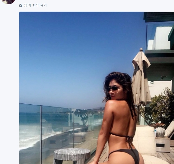 UFC 옥타곤걸 아리아니 셀레스티가 지난 4일 비키니 사진을 올렸다. 사진=셀레스티 페이스북